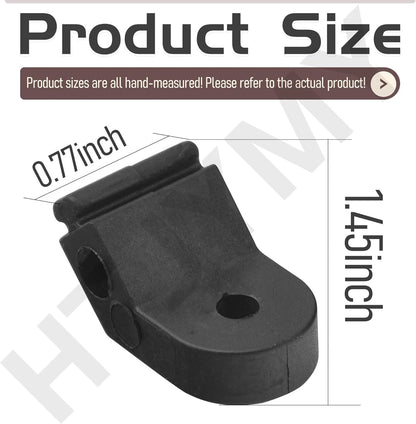 8 Pack 5095202 Rubber Pump Feet Replacement Parts, Black, Compatible with...