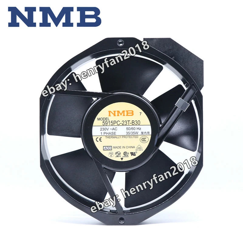 NMB Fan 5915PC-23T-B30 Axial Fan 230VAC 35W 50/60Hz UPS Power Supply Cooling Fan