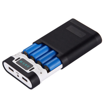 Dual USB Ports 5V/2.5A Portable Power Bank Case Housing With Charging Module