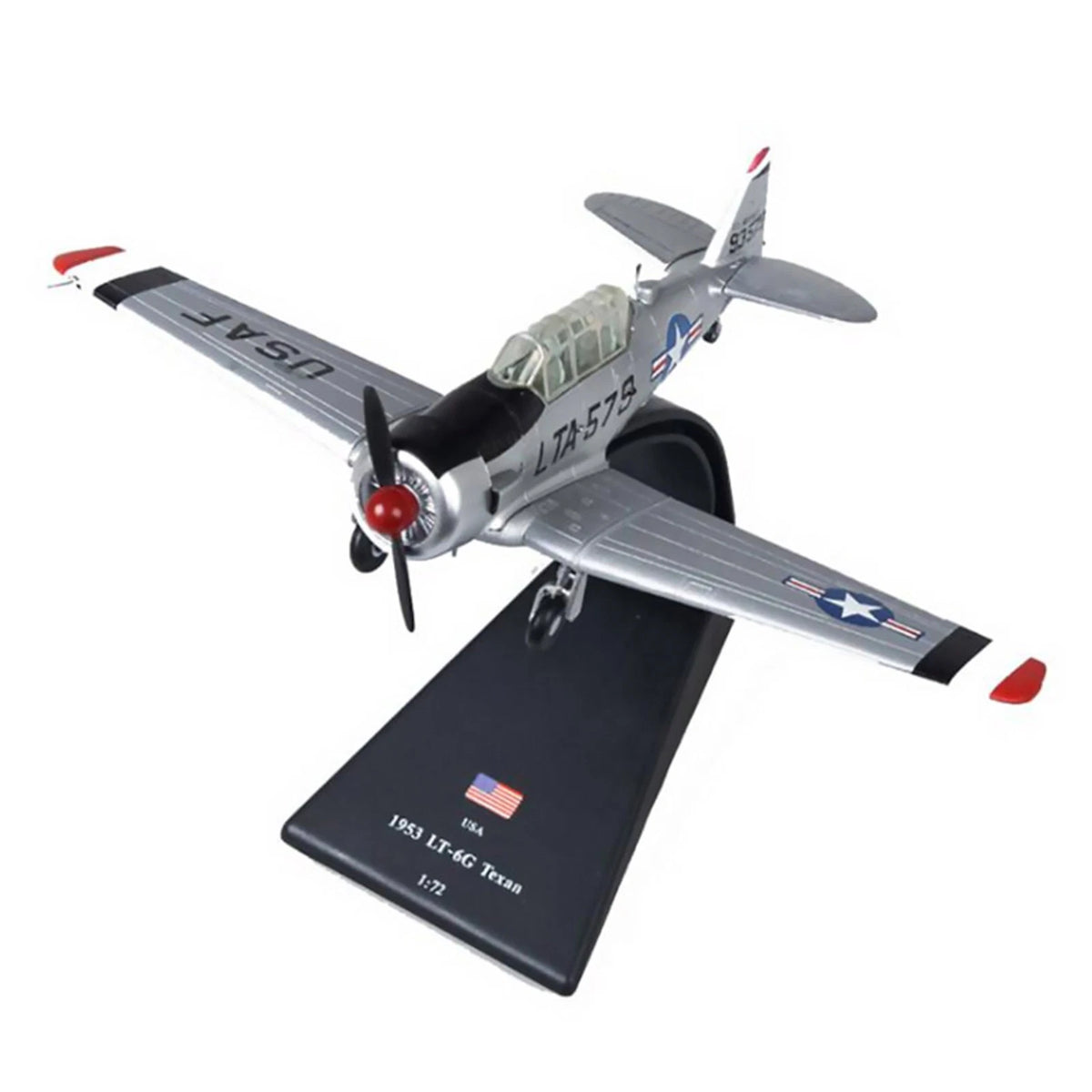 1/72 WWII USA 1953 T6 LT-6G Texan Fighter Aircraft Model Military Collection D