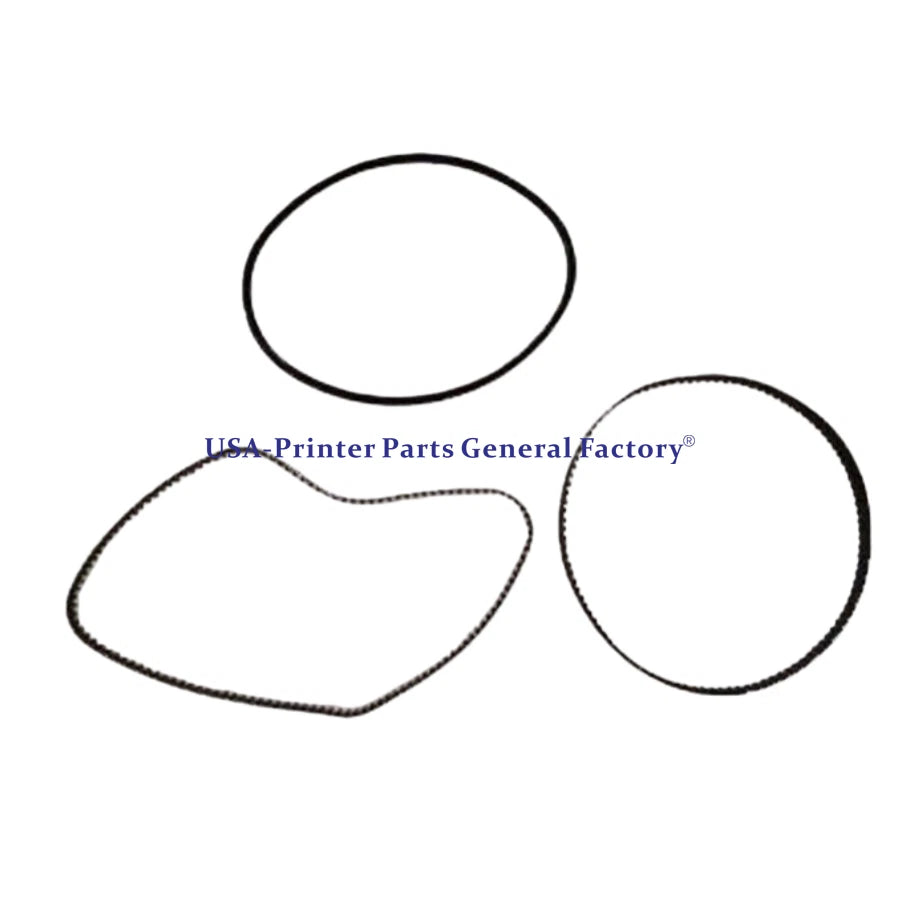 3pcs P1031925-025 Kit Main Drive Belt Fits  For Zebra ZXP3 Thermal Printer