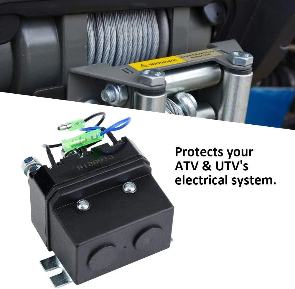 Winch Solenoid Relay, Contactor Reversing Relay for 1500-5000lb ATV...