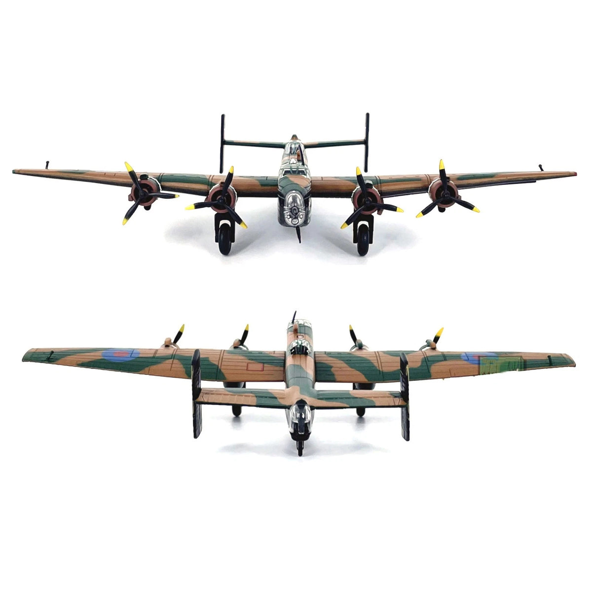 16cm 1/144 WWII For Handley Page Halifax B.Mk III Bomber Model Static Display