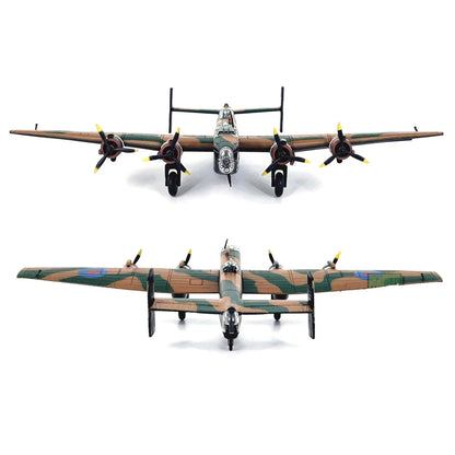 16cm 1/144 WWII For Handley Page Halifax B.Mk III Bomber Model Static Display