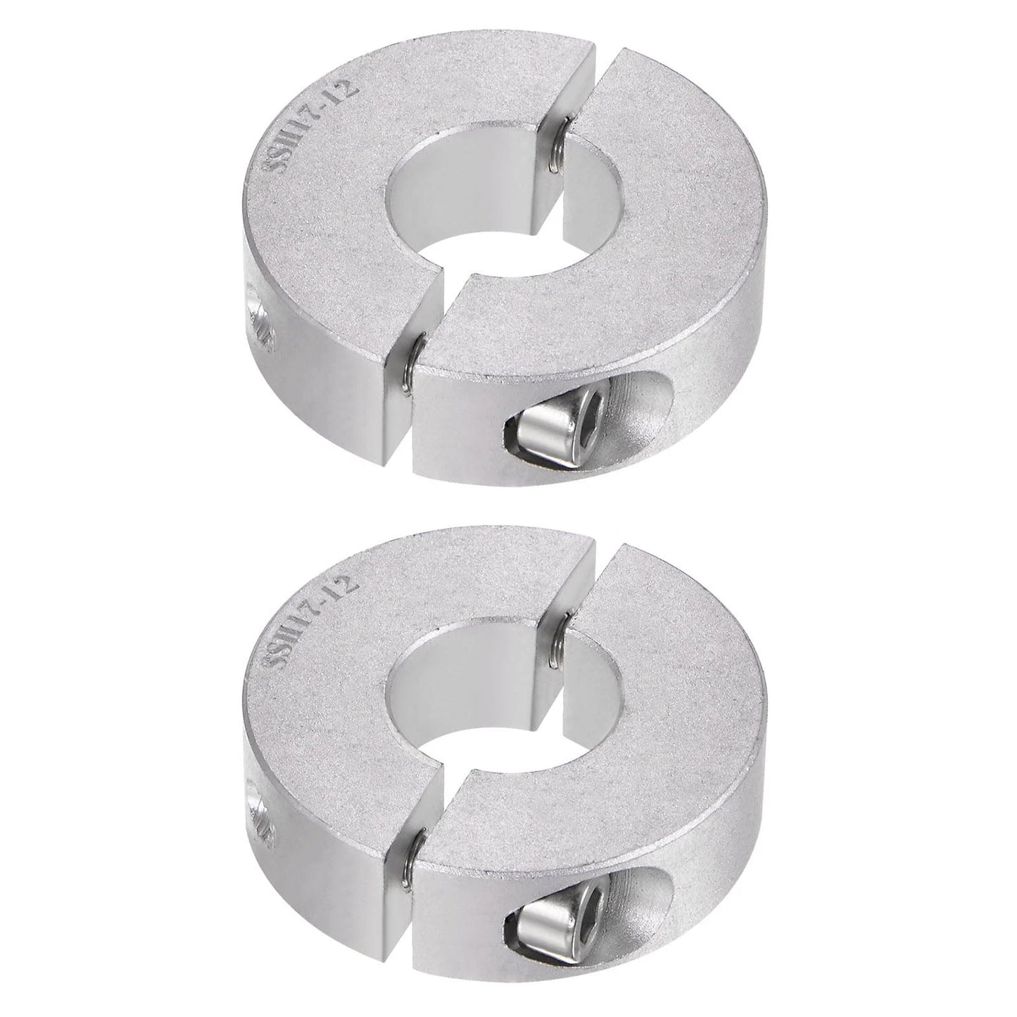 HARFINGTON 2pcs Double Split Shaft Collar for 17mm Set Screw Bore