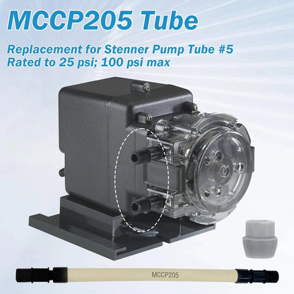 5 Sets of MCCP205 Pump Tube & 1/4" UCAK200 Ferrule Replacement for Stenner...