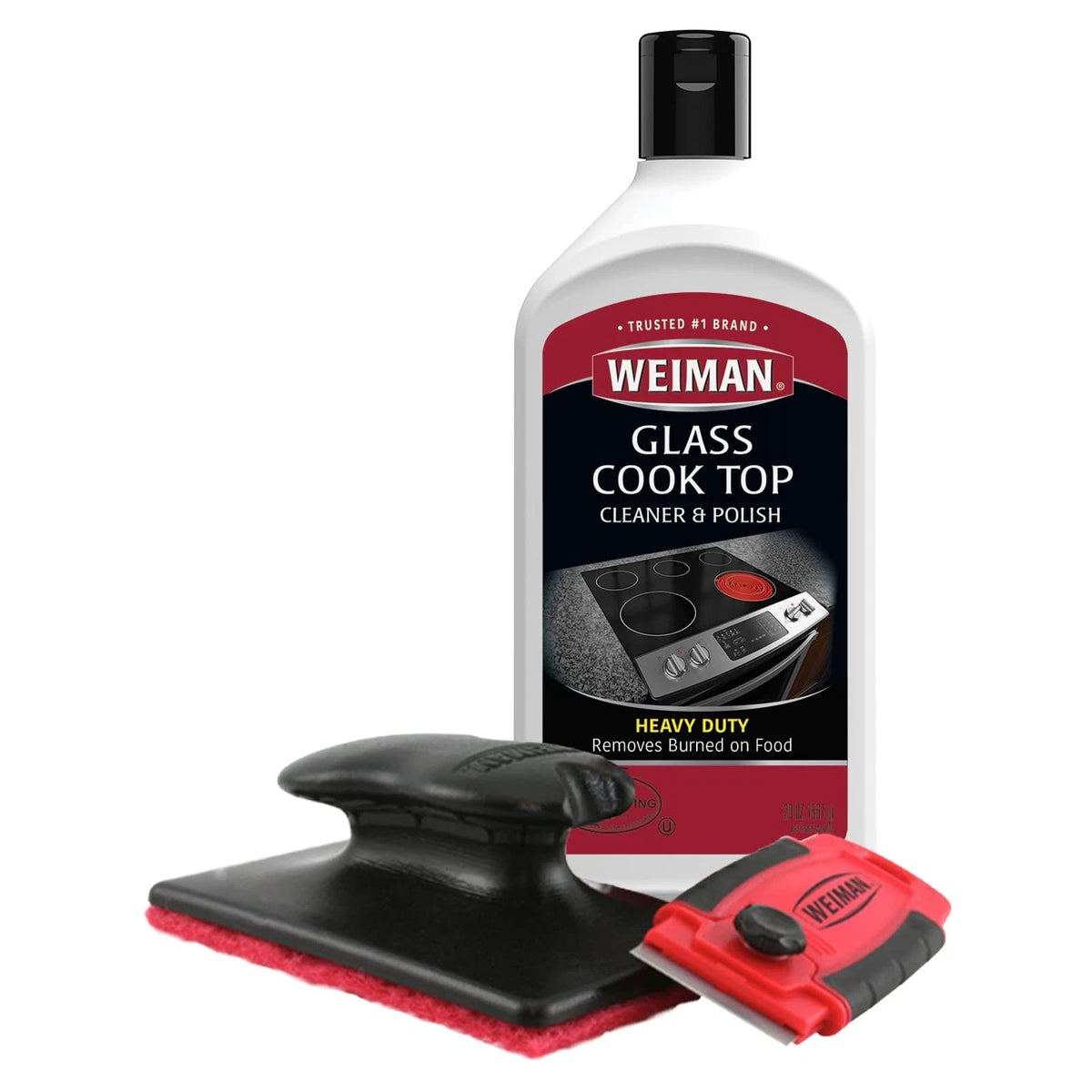 Weiman Glass & Ceramic Cooktop, Stove Top & Oven Cleaner 20 Ounce (Pack of 1)
