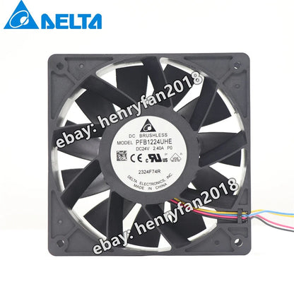 Delta Fan PFB1224UHE DC 24V 2.40A 120*120*38MM 4-Wires Inverter Cooling Fan