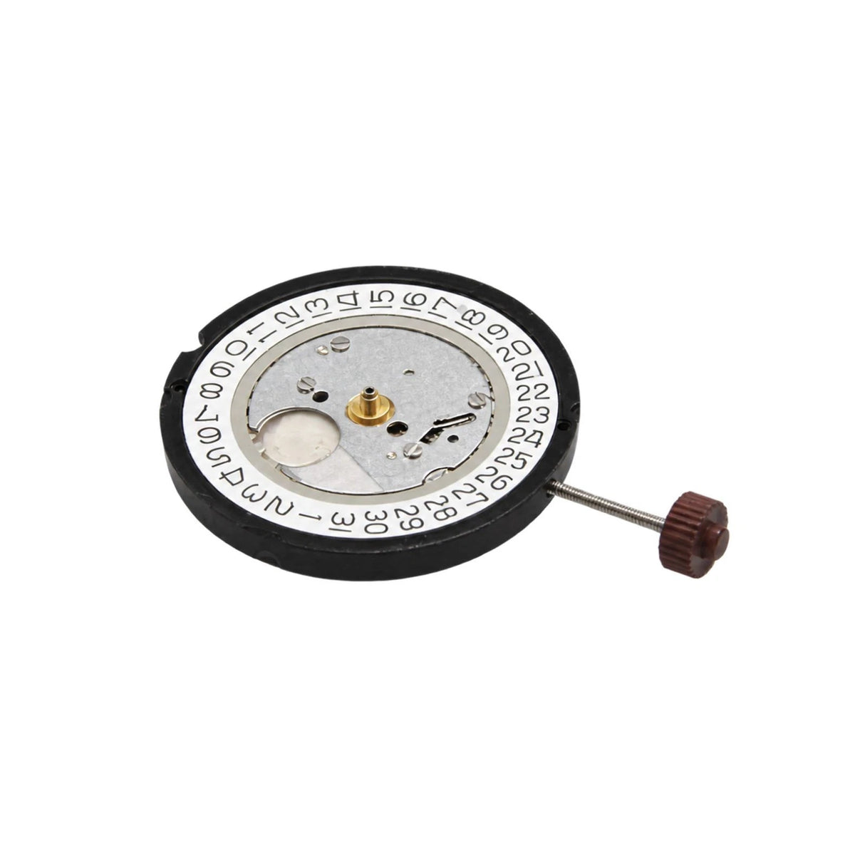 Date at 3 o'clock 3 Hands Movement For Ronda 515 Quartz Movement Watch
