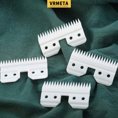 VRMETA 4 Pcs Fast Feed Ceramic Blades Fit Oster Clipper 4 W