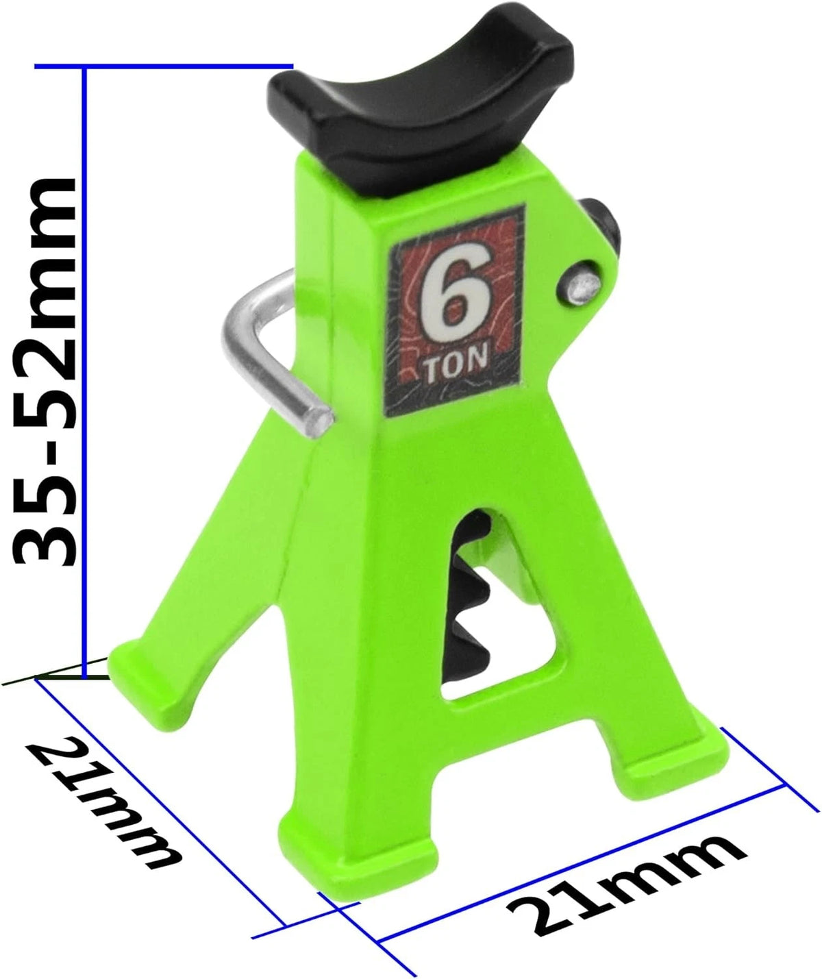 4Pcs ShareGoo 1/24 RC Scale Toy Decoration Metal Mini Jack Green