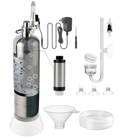 Clscea Aquarium CO2 Generator Kit Double Pressurization Enhanced G700S