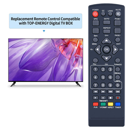 Remote Control For TOP-ENERGY TE2024 Digital TV Converter Box