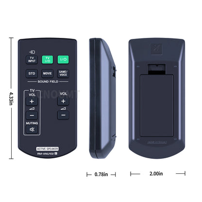 RM-ANU102 Remote Control For Sony Soundbar SA-40SE1 SA-32SE1 SA-46SE1