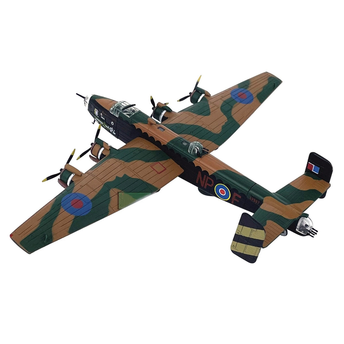 16cm 1/144 WWII For Handley Page Halifax B.Mk III Bomber Model Static Display