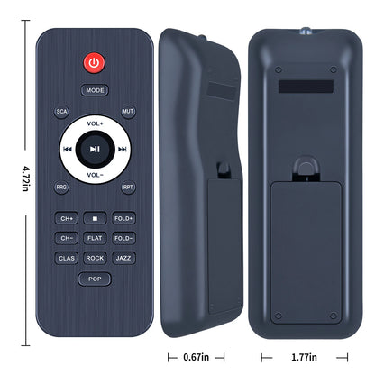 Replace Remote Control For Roxel RCD-230BT Stereo BoomBox CD Player