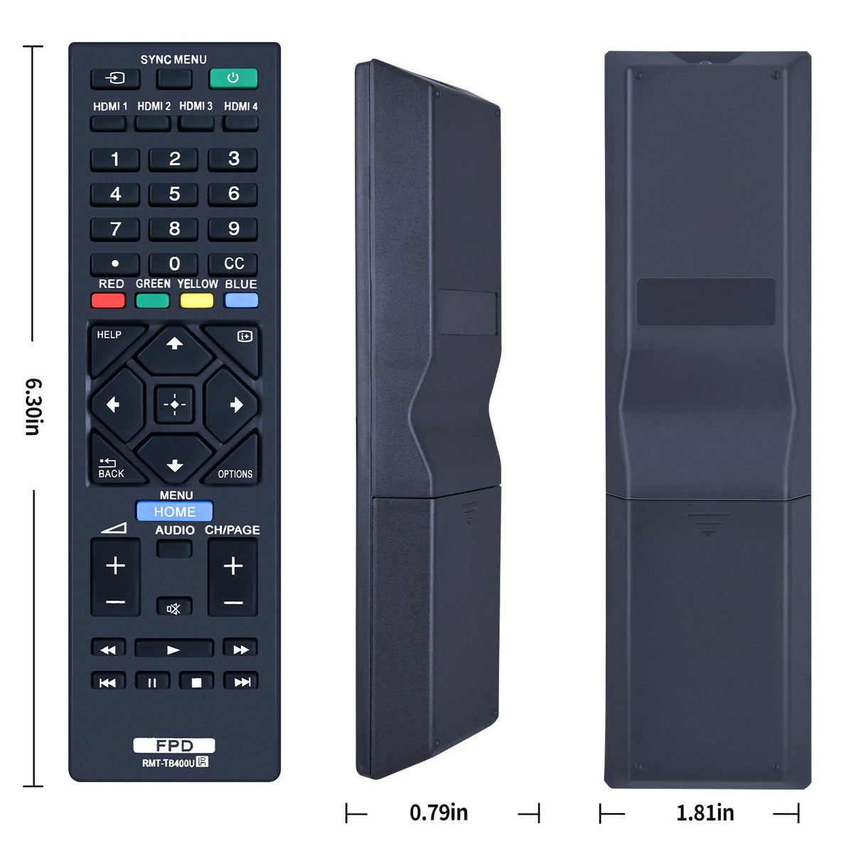 RMT-TB400U Remote Control For Sony FW-49BZ35F FW-55BZ35F FW-75BZ35F