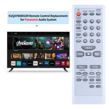 N2QAYB000109 For Panasonic Audio System Remote Control SA-EN37 SC-EN37