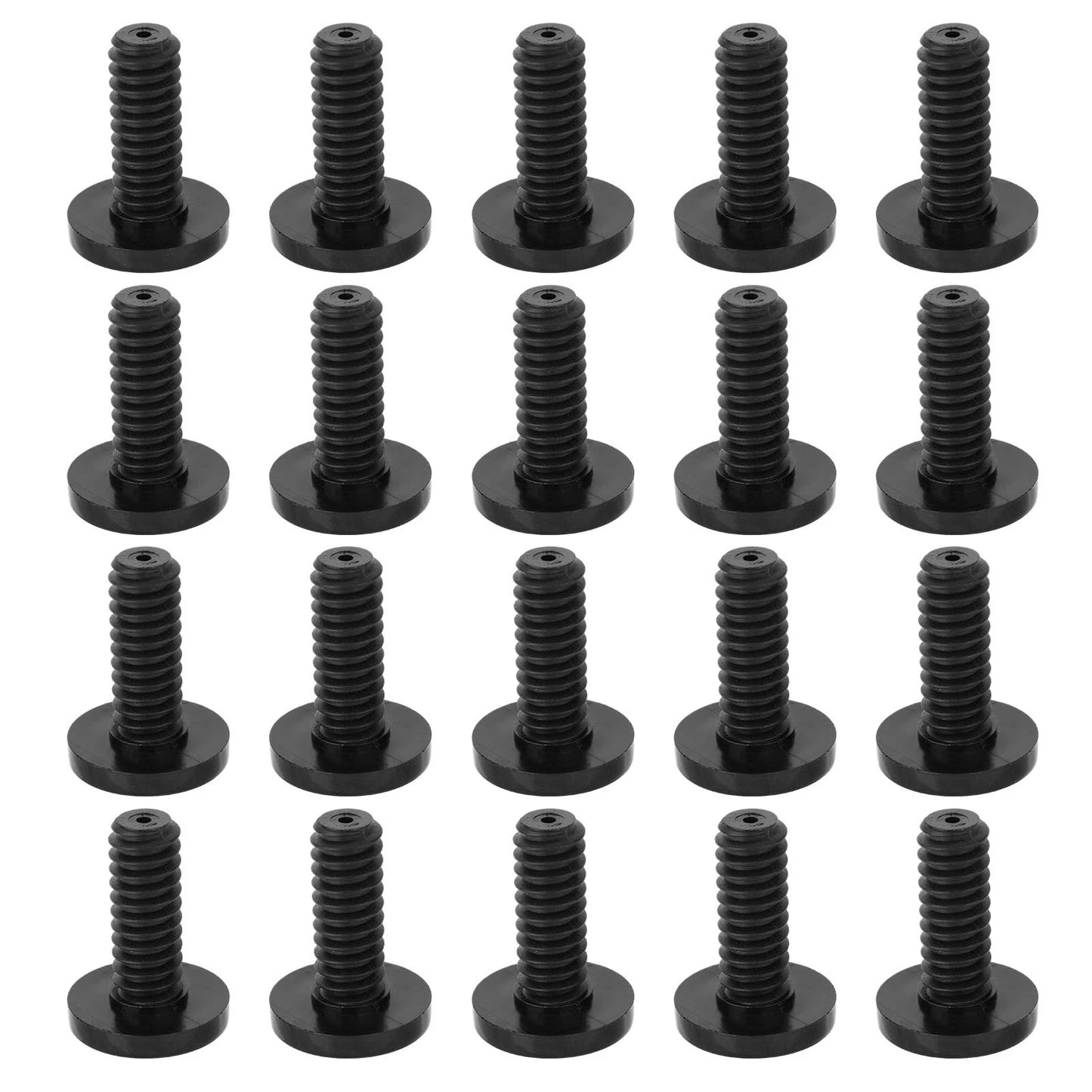 20pcs Long Bolts Compatible with Suncast, Black Durable Size 2, black