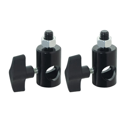WELLMAKING 2PCS Rapid Adapter Convert with 3/8" Screw DSLR Screw, Black