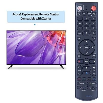 RCU-A2 Voice Remote Control For Xsarius Avant 2/2+ Ultra OTT UHD MediaStreamer