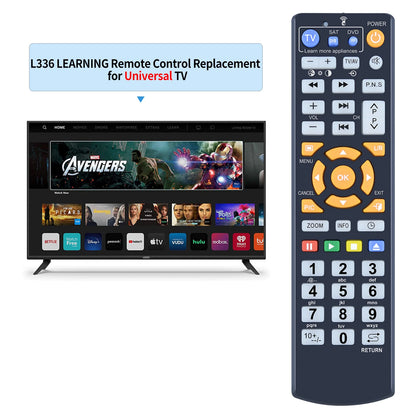 Universal Learning Remote Control L336 For TV VCR CBL DVD SAT STR-TV CD VCD HIFI