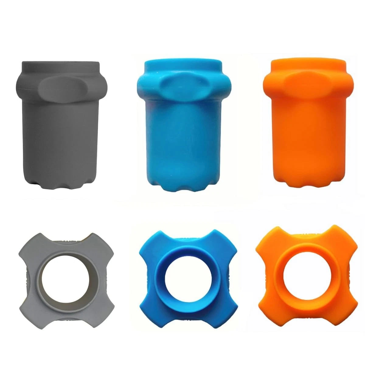 CCeCCe 3 Set Microphone 33.15* 59.3 mm / 1.3* 2.33 in, Grey Blue Orange