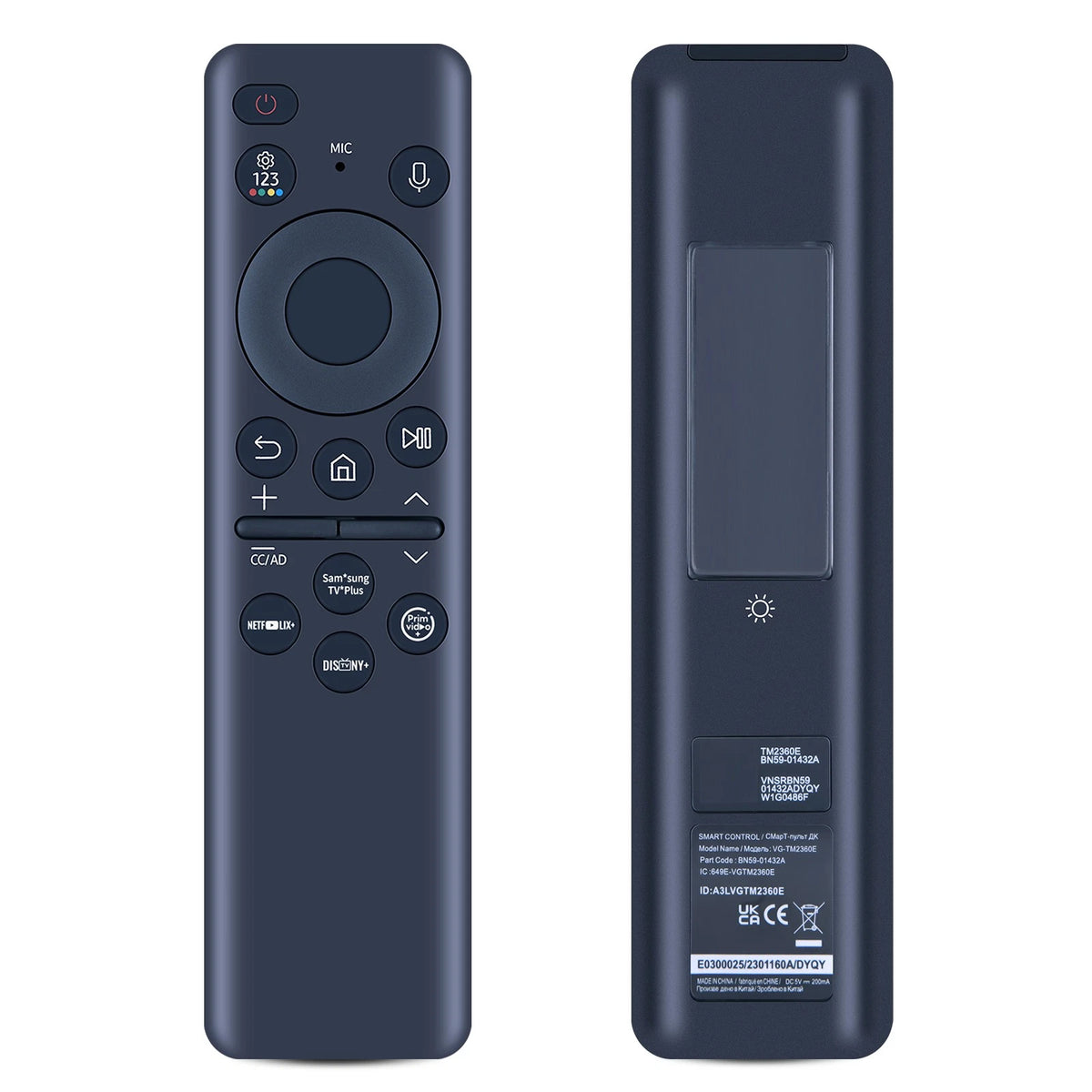 BN59-01432A BN59-01432D BN59-01455E Solar Voice Remote Control For Samsung TV