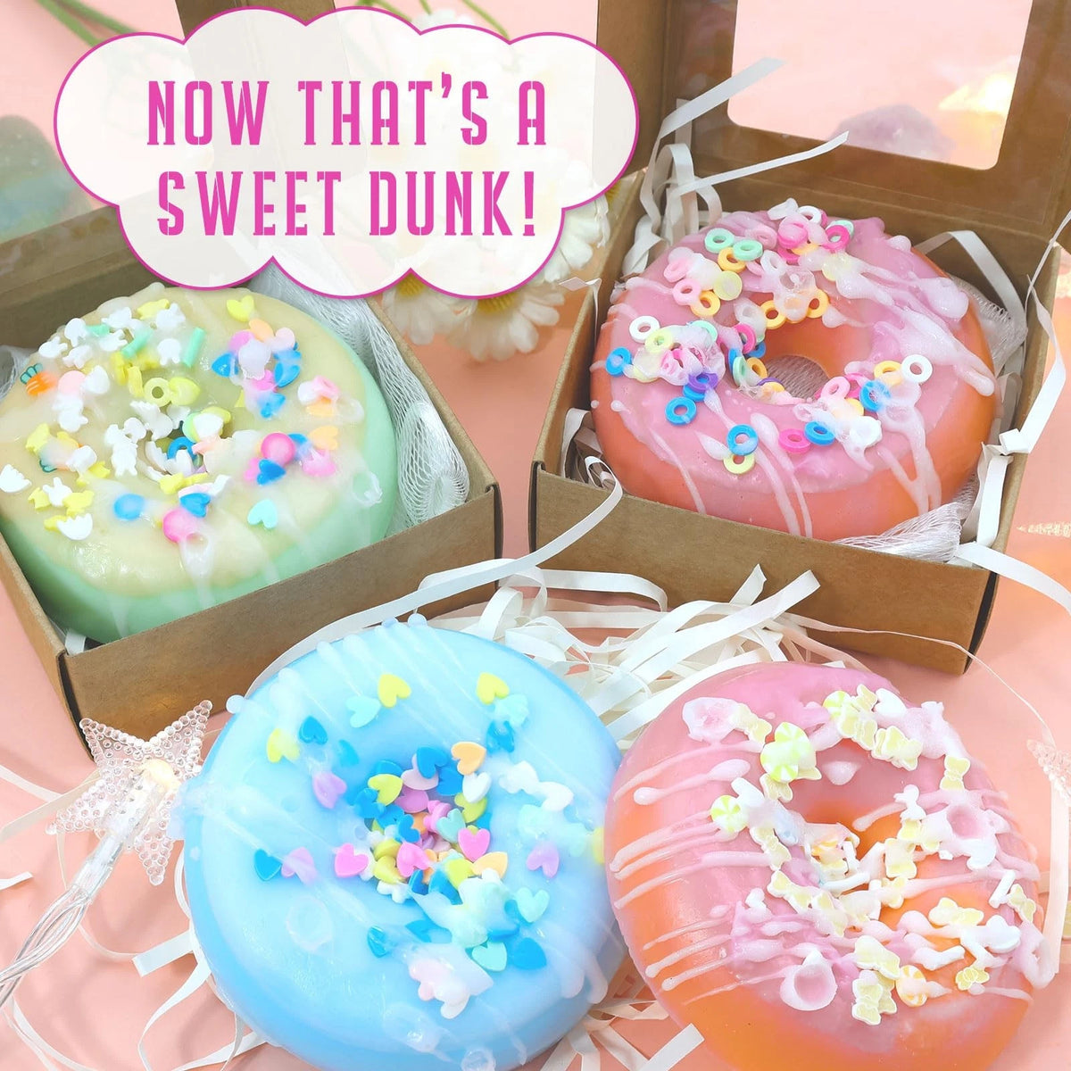 WhizToys Soap Making Kit, DIY Supplies with small, colorful-Donut