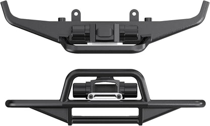 Front & Rear Bumper Aluminum Winch for Traxxas 1/18 TRX4M High Trail K10...
