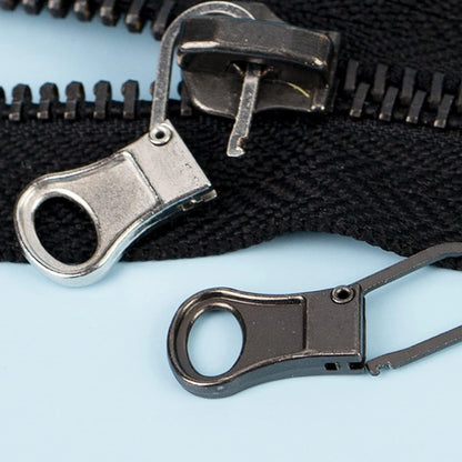 Mizeer Small Zipper Pull Replacement, Perfect for Hole 4pcs Bronze