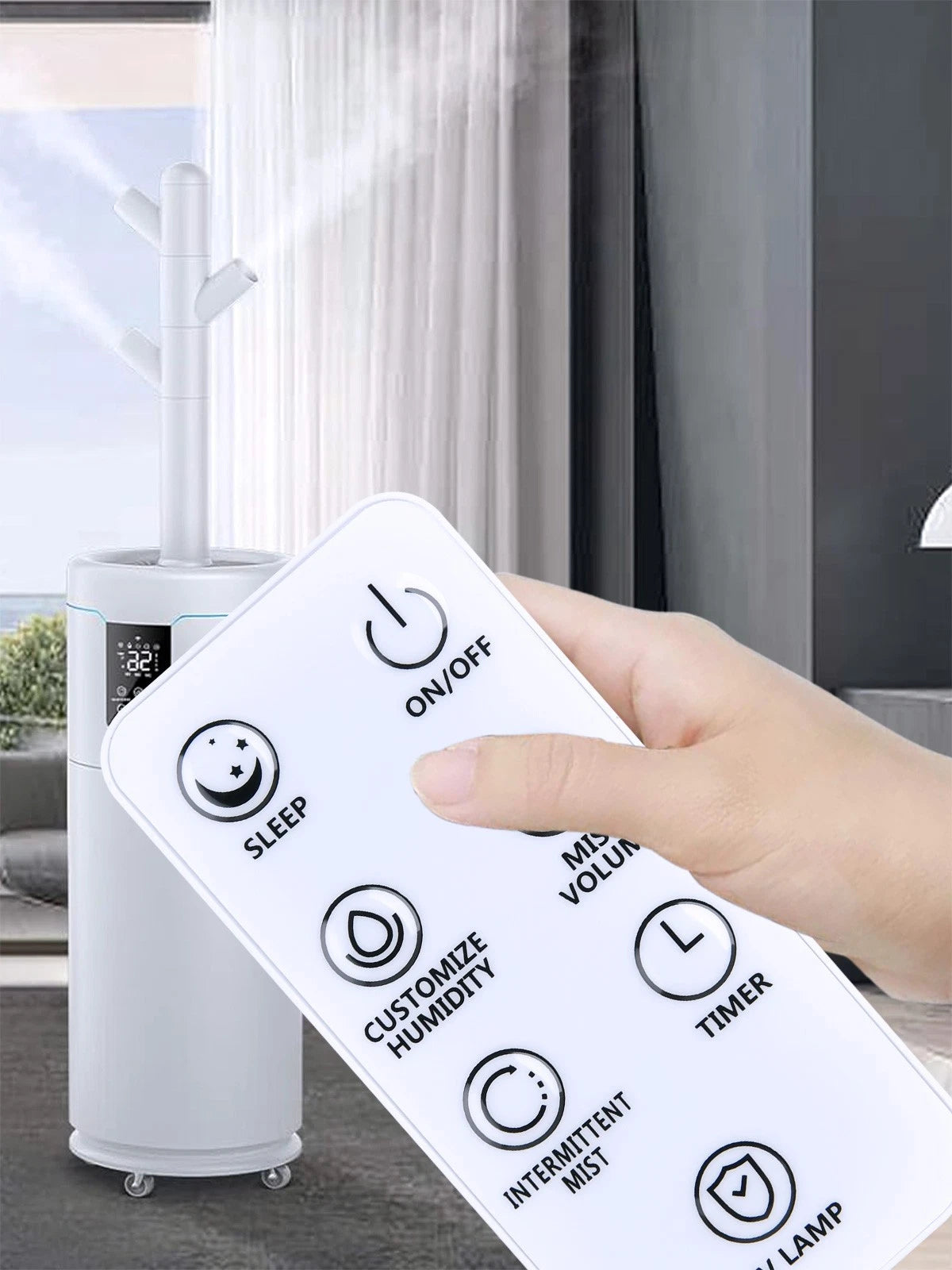 Remote Control For Hiswelle Humidifiers JS919BK HQ-JS2301 HQ-2H-JS919 w/ Battery