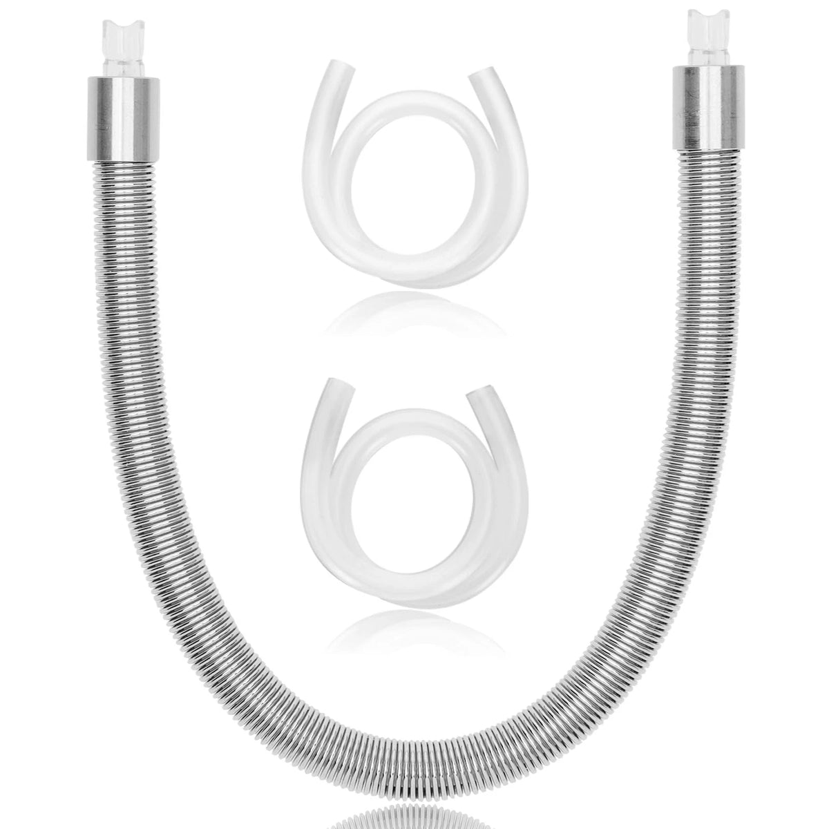 Stainless Steel Milk Pipe Casing with HP3 Adapter, 4*2.9*1.5 inches, Silver