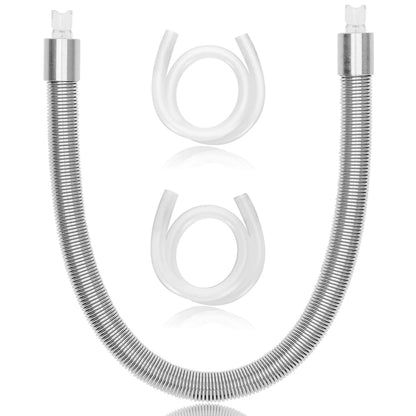 Stainless Steel Milk Pipe Casing with HP3 Adapter, 4*2.9*1.5 inches, Silver