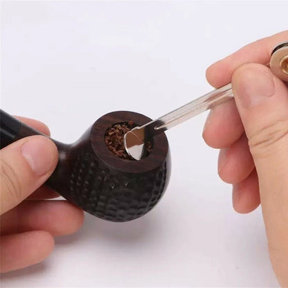5PCS 3 In 1 Stainless Metal Multifunctional Tobacco Clean Tool For Smoking Pipe