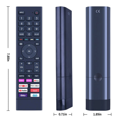 ERF3E80H Replacement Remote Control For Hisense Smart TV