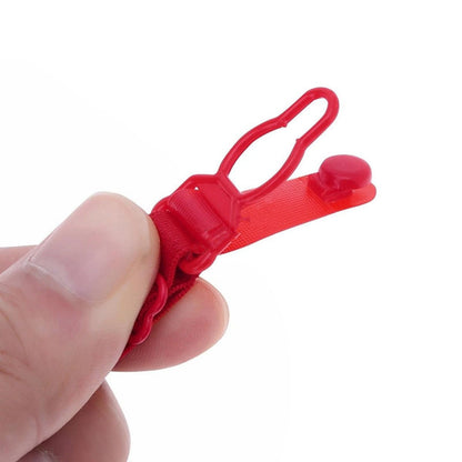 5pcs Women Elastic Band Non-Slip Adjustable Bra Straps Holder with Clip