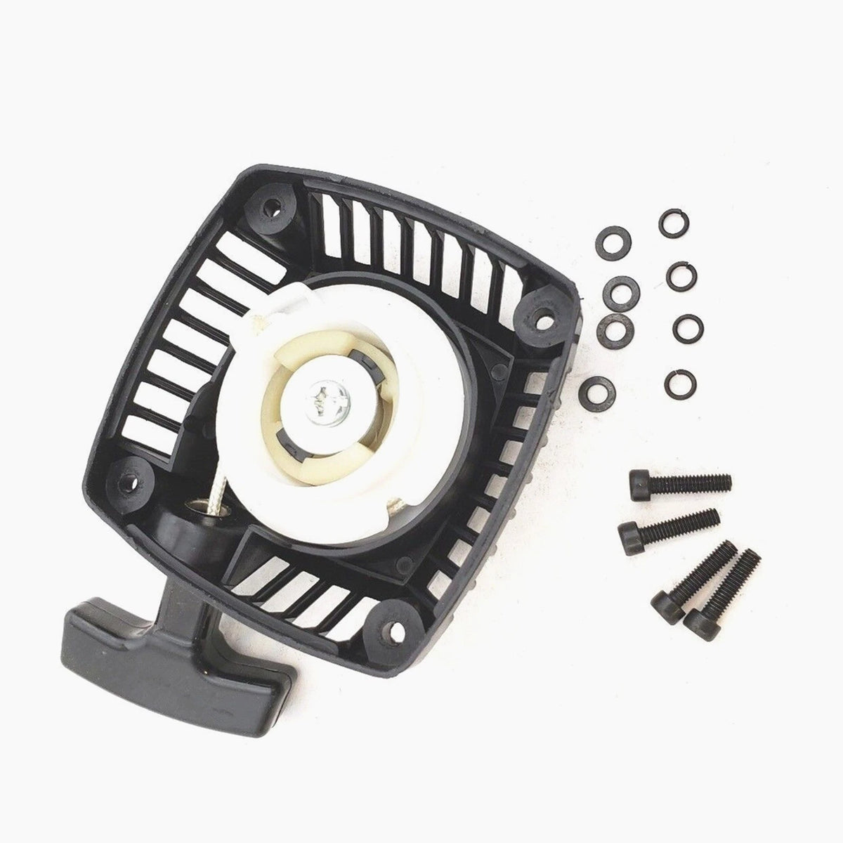 Pull Starter With 4 Screws 4 Locking Washers Adapter For HPI Baja 5B/5T