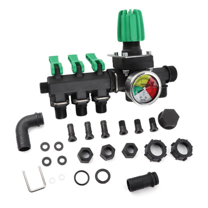 Jeffergarden 3 Way Hose Splitter Valve Agricultural Sprayer Control Shut Off...