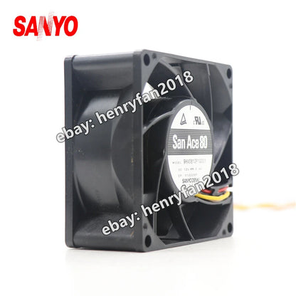 SANYO Denki 9HV0812P1G001 SanAce DC 12V 3.4A 80*80*38MM 4-Wire PWM Cooling Fan