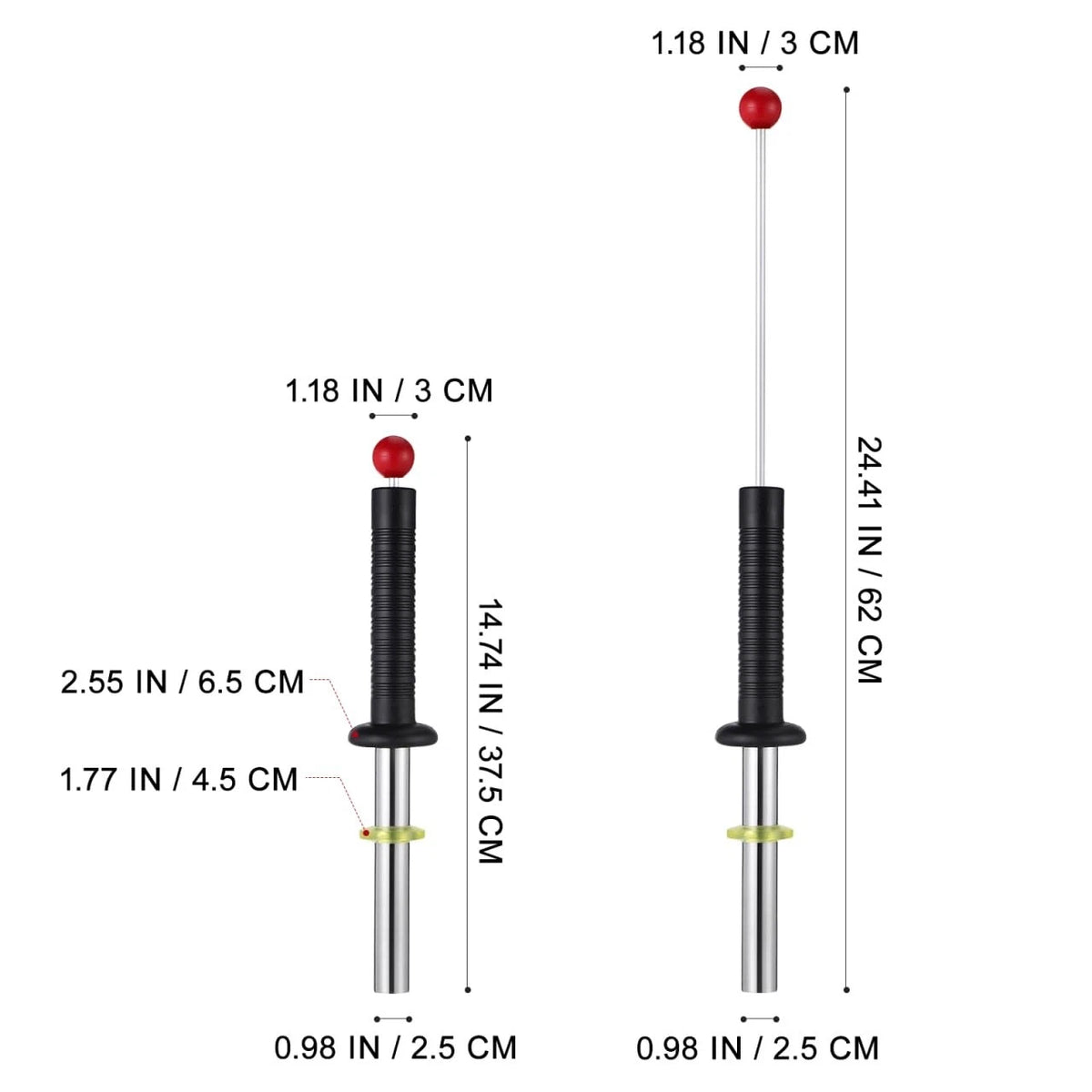 Magnetic Pick Up Tool With Release : Chip 37.50X6.50X6.50CM, Silver