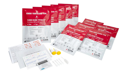 Eldoncard Blood Typing Kit, 10 Test Pack, Rapid 1 Count (Pack of 1)