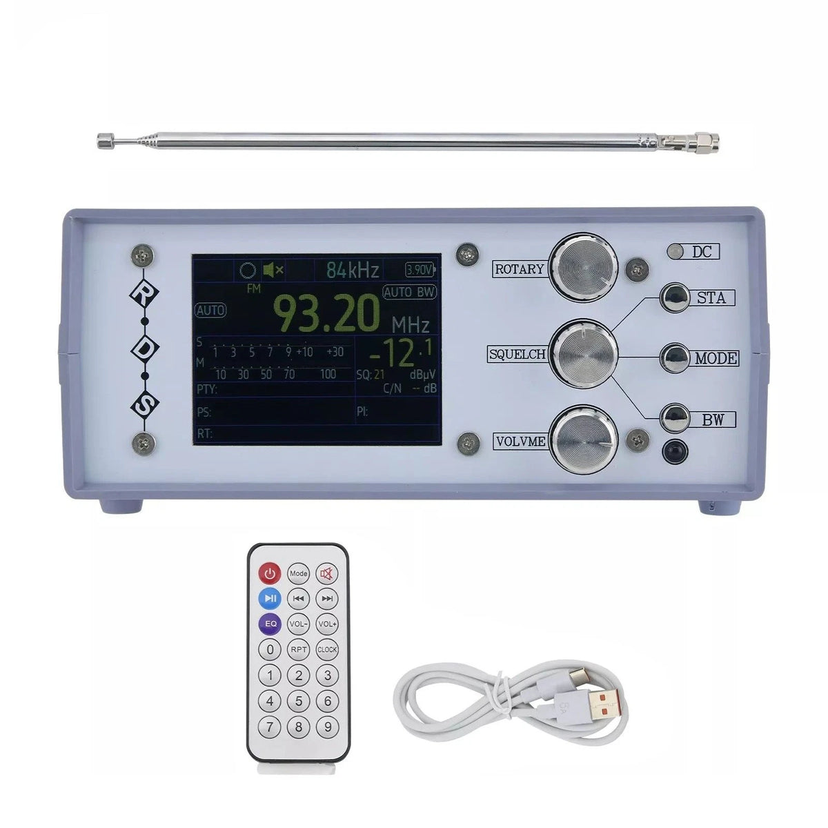TEF6686 Home Radio DSP RDS AM FM LW MW SW Full Band Radio w/ Remote control