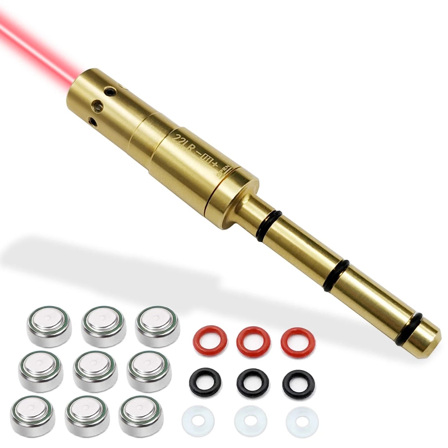 BOOLIT EYE .22LR/223REM Special Laser Boresighter End 223 5.56MM, Red