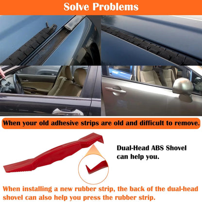 MIYIMORE 5Pcs Car Weatherstrip Installation & Cleaning Tool Kit – 2...