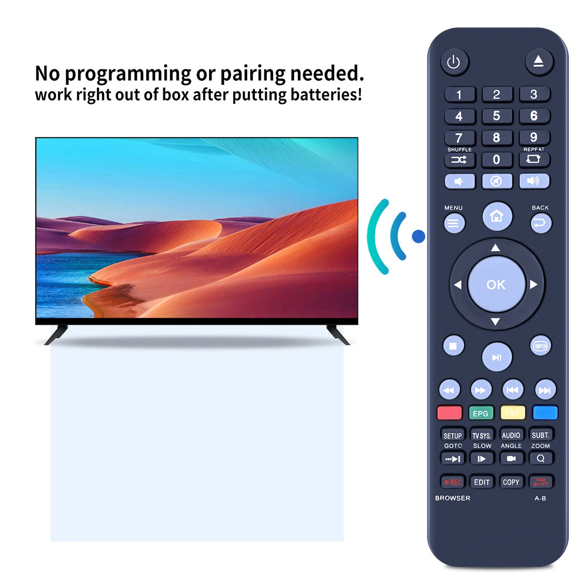 Remote Control For iconbit XDS1003D XDS73D 3D Network Media Player