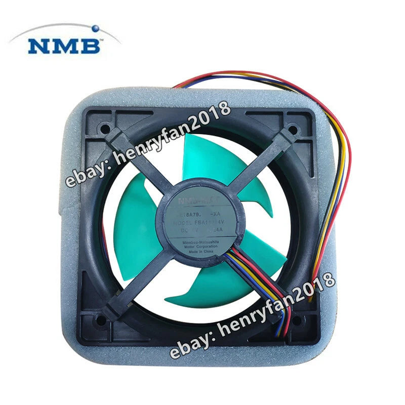 NMB-MAT FBA11J14V 14V 0.24A 113*113*25mm 4-wire Refrigerator Freezer Cooling Fan