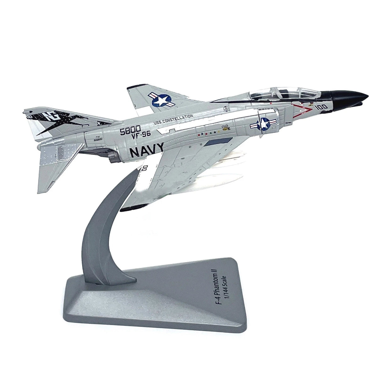 14cm Diecast Alloy 1/144 Scale F-4 Phantom II Fighter Desk Model