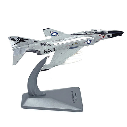 14cm Diecast Alloy 1/144 Scale F-4 Phantom II Fighter Desk Model