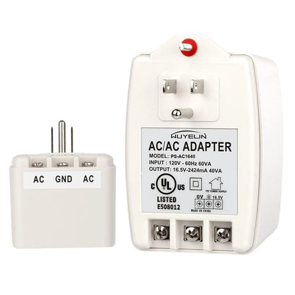 16.5V 40VA Burglar Alarm Systems and Doorbell Transformer,16.5V Plug in...